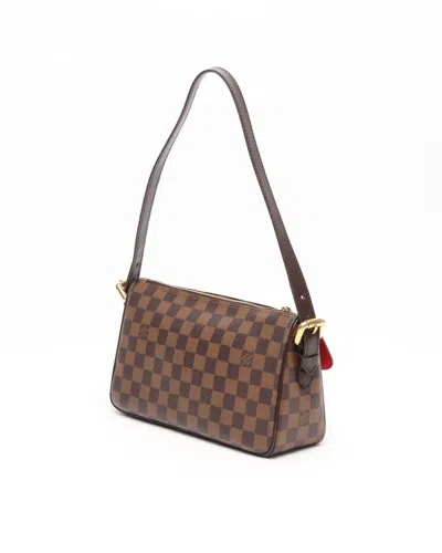 Pre-owned Louis Vuitton Damier Ravello Gm Bag In Brown