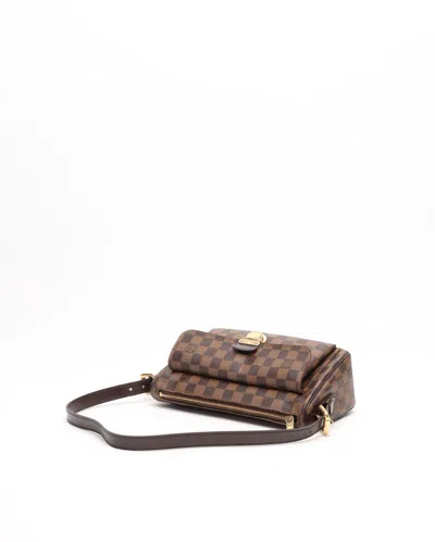 Pre-owned Louis Vuitton Damier Ravello Gm Bag In Brown
