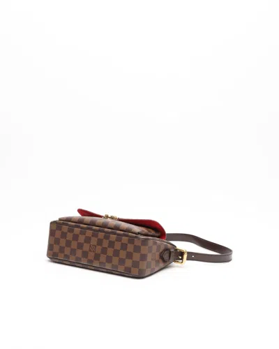 Pre-owned Louis Vuitton Damier Ravello Gm Bag In Brown