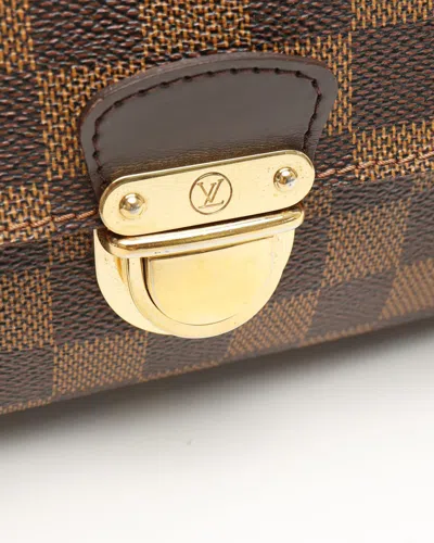 Pre-owned Louis Vuitton Damier Ravello Gm Bag In Brown