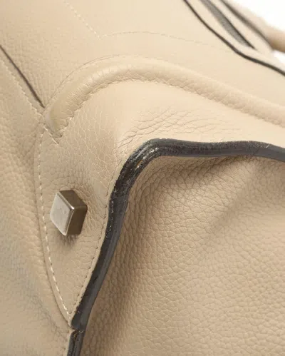 Celine Céline Luggage Mini Bag In Neutral