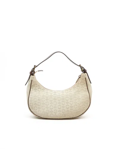 Celine Céline C Macadam Shoulder Bag In Brown