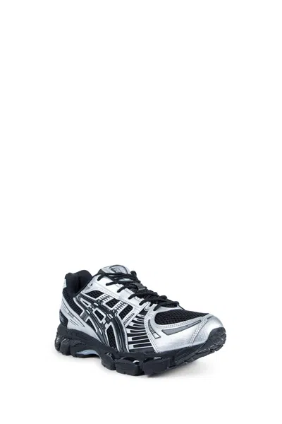 Asics Mens Gel Kayano 12 Woven Trainers Black Graphite Grey In Silver