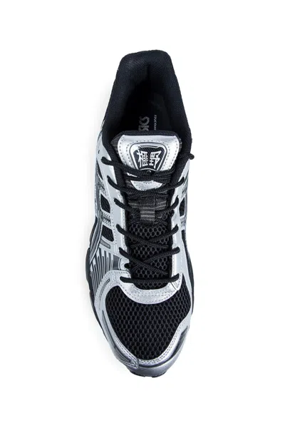 Asics Mens Gel Kayano 12 Woven Trainers Black Graphite Grey In Silver