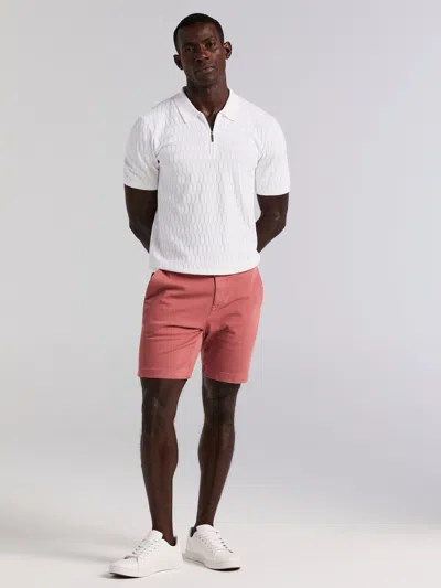 Perry Ellis Men's Geometric Pattern Zip Polo Sweater In Black