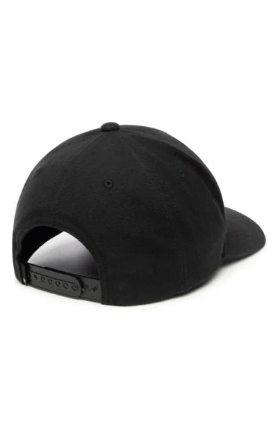 Travismathew Pilsen Cotton Snapback Baseball Cap In Black
