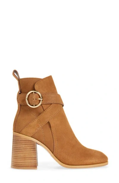 See By Chloé Zelda Block Heel Boot In Brown