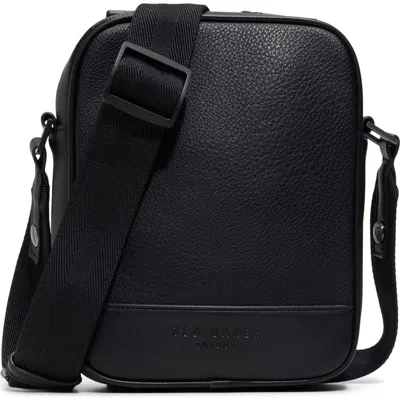 Ted Baker Fairford Top Zipper Crossbody In Black
