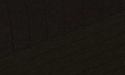 Patrizia Luca Mock Neck Asymmetric Hem Sweater In Black