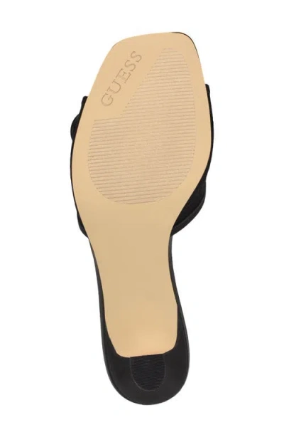 Guess Women's Dista Buckle Kitten Heel Sandals In Black