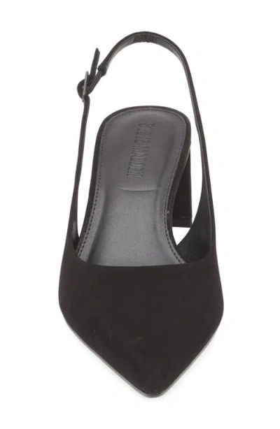 Steve Madden Robyn Pointed Toe Slingback Pump In Black