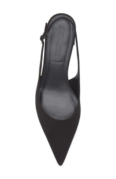 Steve Madden Robyn Pointed Toe Slingback Pump In Black