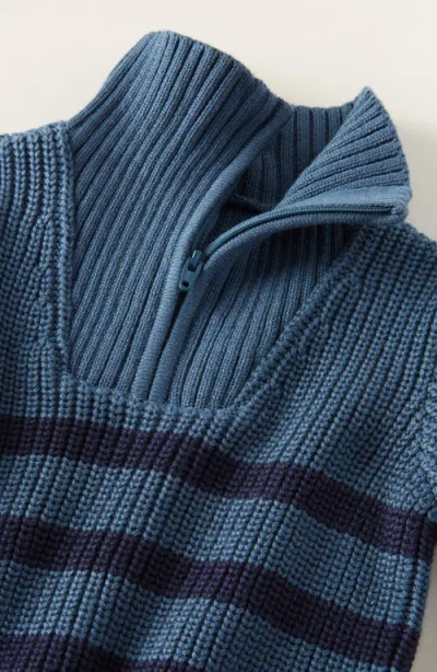 Nordstrom Stripe Quarter Zip Sweater & Joggers Set In Multi