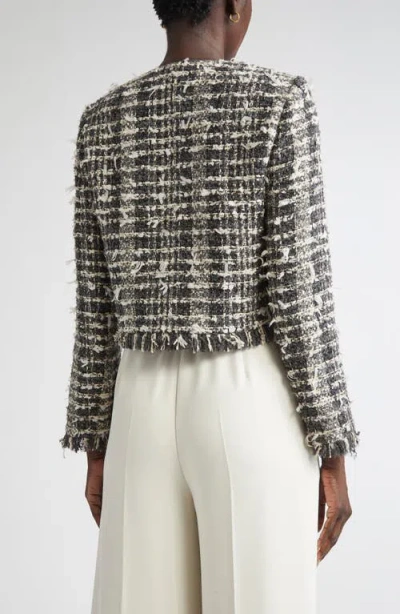 St John St. John Eyelash Tweed Jacket In Multi