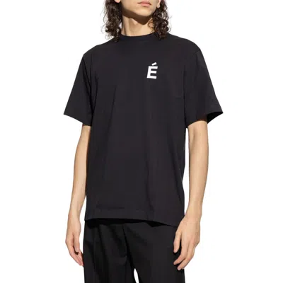 Etudes Studio Etudes Wonder Patch Cotton T-shirt In Blue