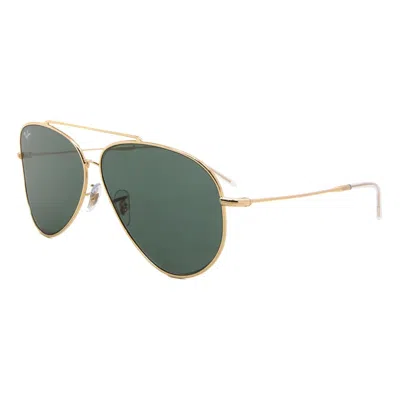 Ray Ban Aviator Reverse Dark Green Pilot Unisex Sunglasses Rbr0101s 001/vr 59