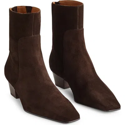 Madewell The Lexie Ankle Bootie In Brown