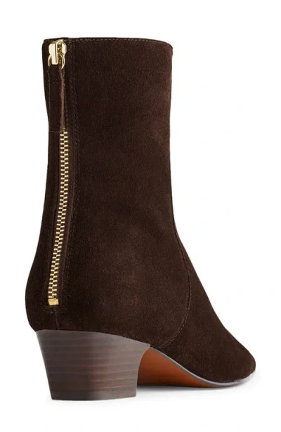 Madewell The Lexie Ankle Bootie In Brown