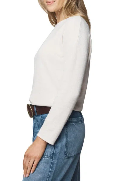 Splendid Callista Long Sleeve T-shirt In White