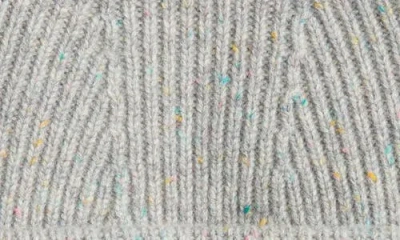 Krost Speckle Wool Beanie In Gray