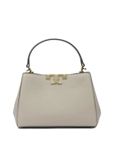 Tory Burch Mini Eleanor Leather Top Handle Bag In Neutral