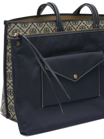 Tory Burch Tote Bags With Front Pocket And Top Handles In Multi
