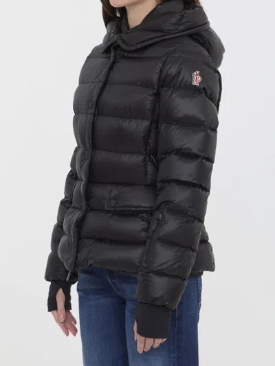 Moncler Grenoble Armoniques Button-up Down Jacket In Black