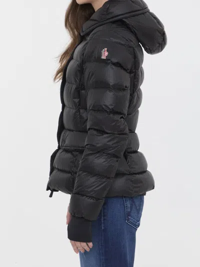 Moncler Grenoble Armoniques Button-up Down Jacket In Black