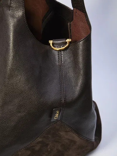 Chloé Balloon Bag Large In Blue