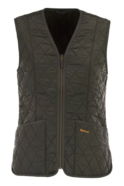 Barbour Betty Lined Waistcoat In Green