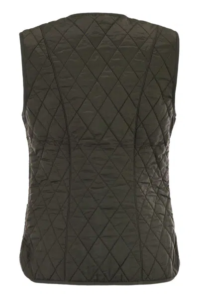 Barbour Betty Lined Waistcoat In Green