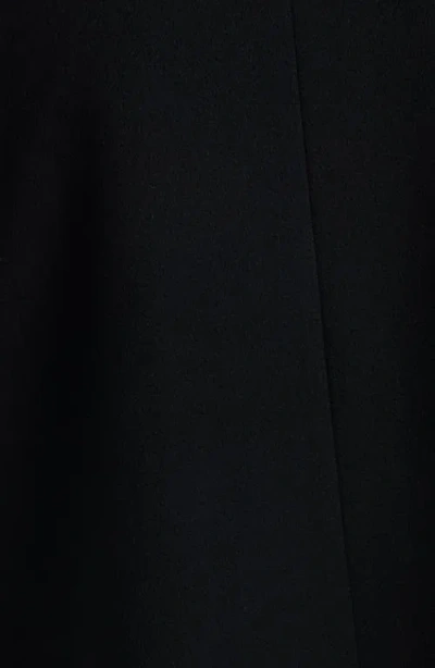 Fleurette Layla Double Breasted Wool Coat In Black