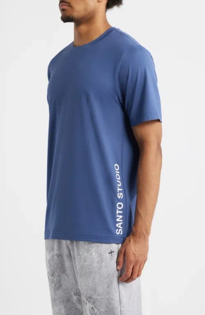 Santo Studio Tempo Forever Tech T-shirt In Blue