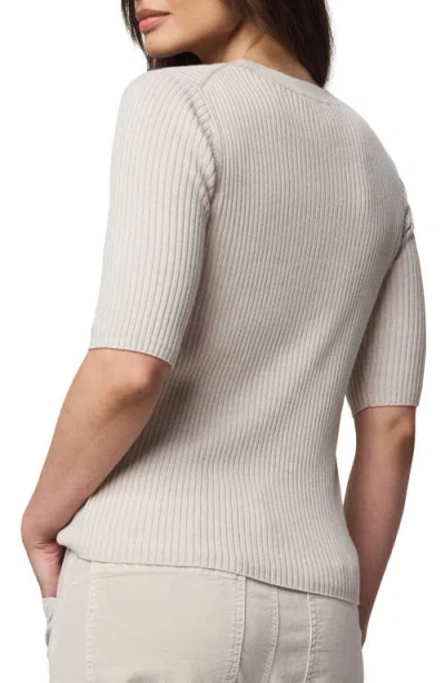 Splendid Georgie Rib Sweater In Neutral