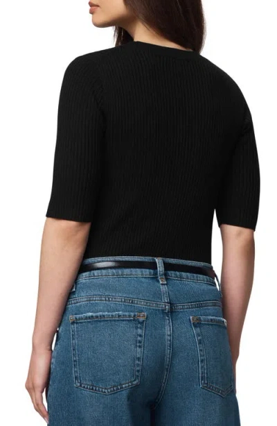 Splendid Georgie Rib Sweater In Black