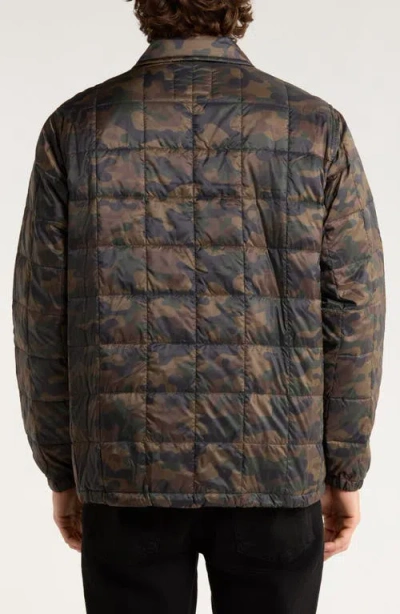 Taion Packable Down Coach Jacket In Animal Print