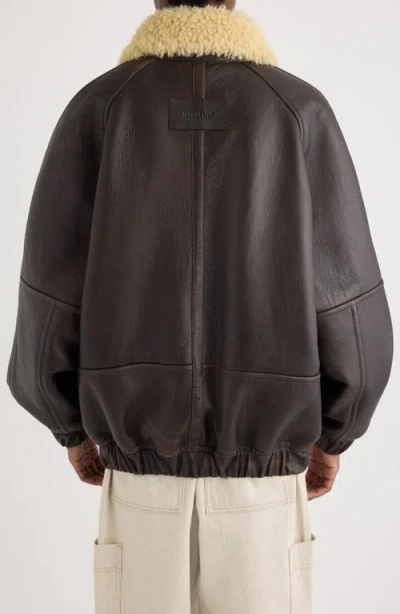 Jacquemus Piped Pockets Jacket In Animal Print