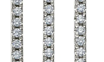 Maria Tash Triple Diamond Eternity Bar Conch Charm In Gold