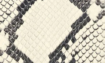 Staud Ollie Curved Python-embossed Leather Shoulder Bag In Pink