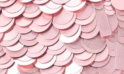 Staud Timmy Leather-trimmed Sequined Satin Shoulder Bag In Orange