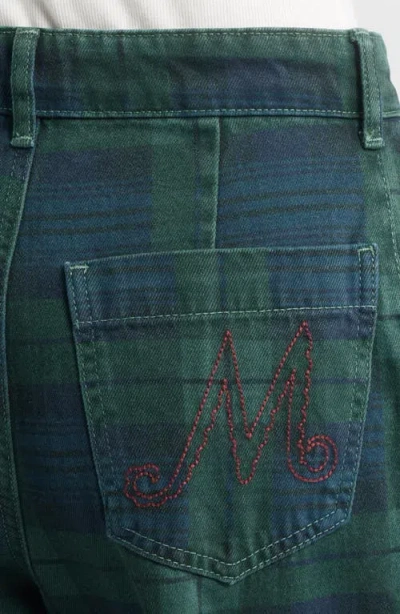 Damson Madder Sinclair Overdye Plaid Jeans In Multi