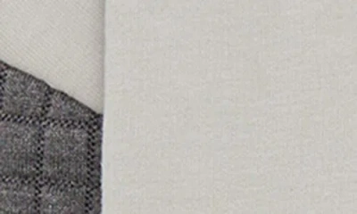 Tiny Tribe Segment Mixed Media Sweatshirt In Gray