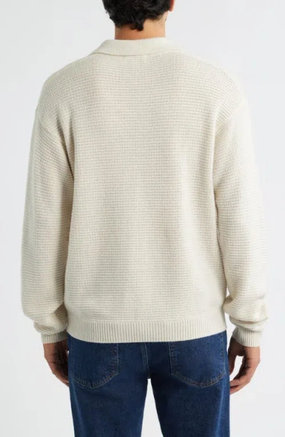 Frame Textured Wool & Cashmere Sweater In White