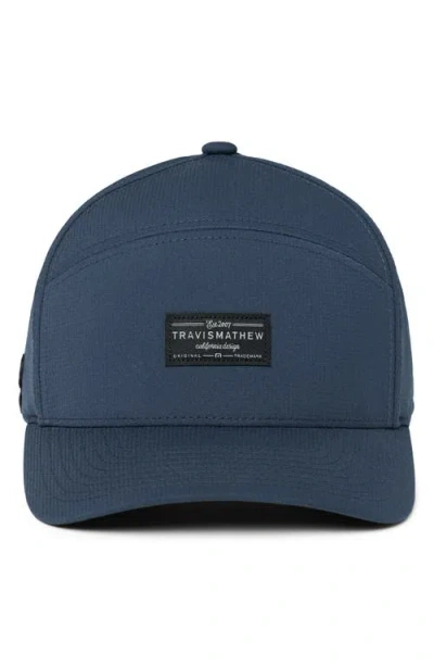 Travismathew Wanderlust Snapback Baseball Cap In Blue