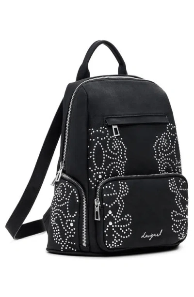 Desigual Studded Mini Backpack In Black