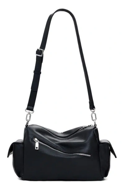 Desigual Faux Leather Shoulder Bag In Black
