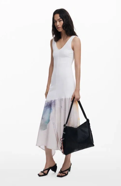 Desigual Faux Leather Shoulder Bag In Purple