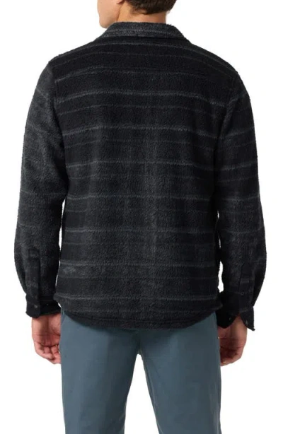 O'neill Glacier Fleece Snap-up Overshirt In Multi