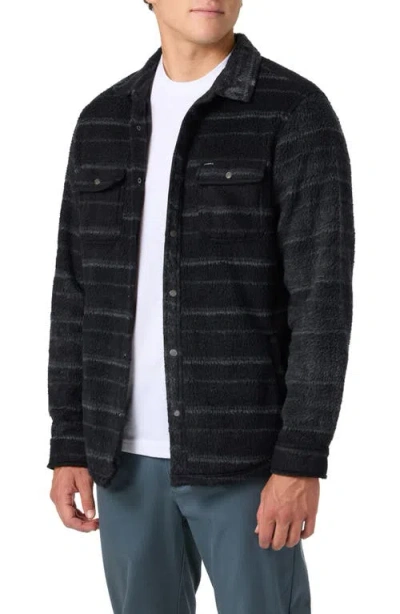 O'neill Glacier Fleece Snap-up Overshirt In Multi