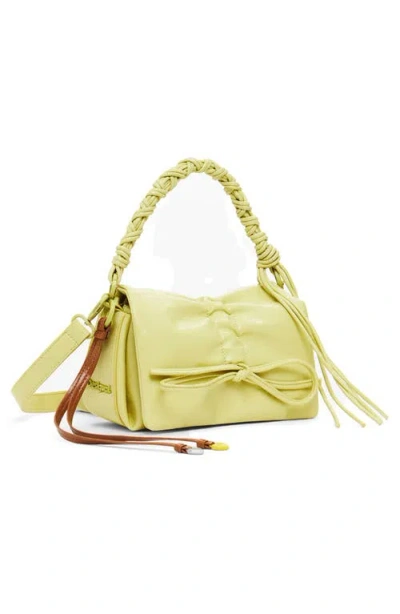 Desigual Faux Leather Shoulder Bag In Gold